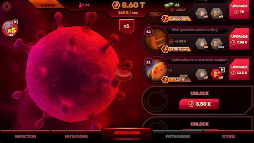 Patient Zero: virüs oyunu ekran görüntüsü