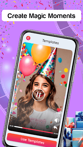 Birthday App-Birthday template ekran görüntüsü