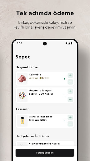 Nespresso Store ekran görüntüsü