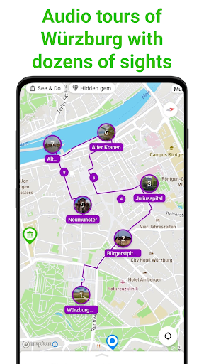 Würzburg Tour Guide:SmartGuide ekran görüntüsü