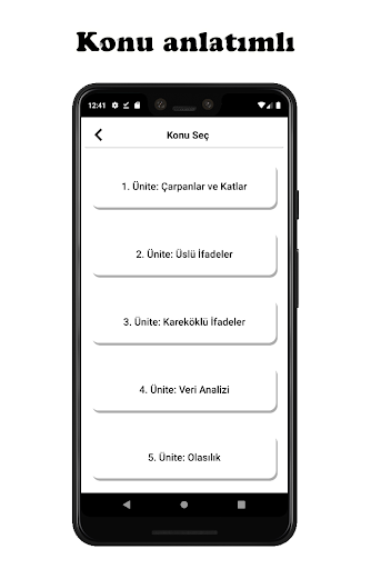 LGS Matematik ekran görüntüsü