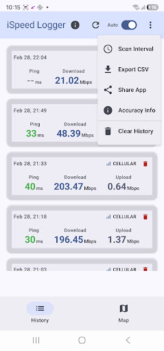 Internet Speed Tracker ekran görüntüsü