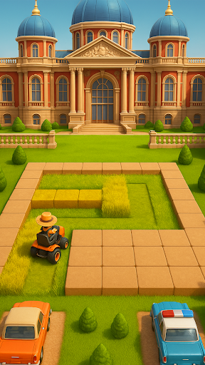 Mow the Lawn: Grass Cut Puzzle ekran görüntüsü