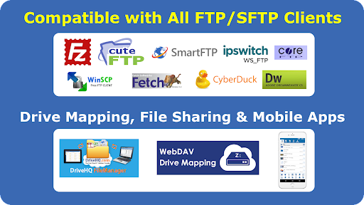 Bulut FTP/SFTP/FTPS Sunucusu ekran görüntüsü