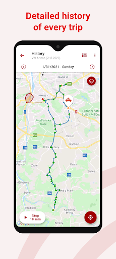 Vodafone eDohled ekran görüntüsü