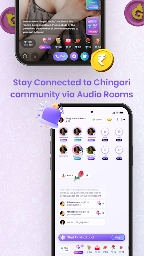 Chingari - Live & Audio Room ekran görüntüsü