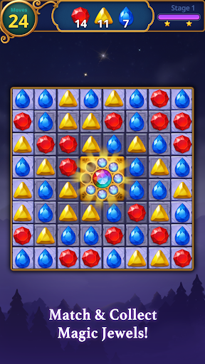 Jewels Magic: Mystery Match3 ekran görüntüsü