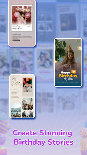 Birthday PhotoCake Story Maker ekran görüntüsü