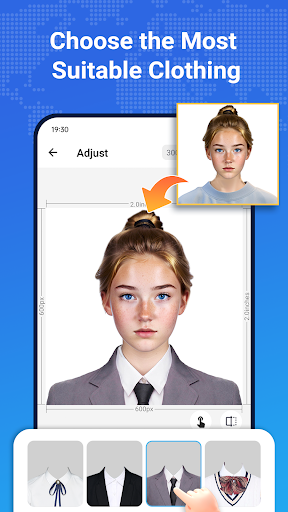 Pasaport kimlik fotoğrafı ekran görüntüsü
