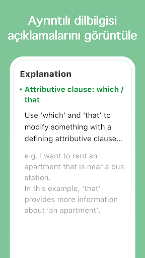 AI Grammar denetleyicisi ekran görüntüsü