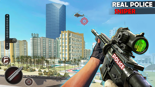 Police Sniper Gun Shooting 3D ekran görüntüsü