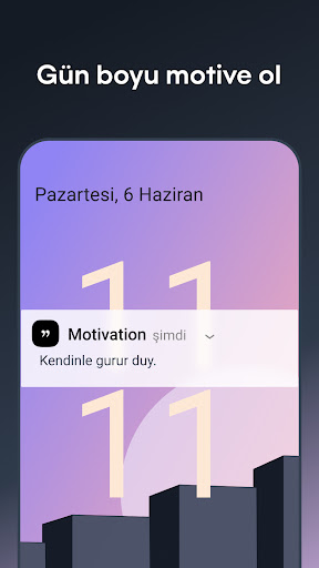 Motivation - Günlük alıntılar ekran görüntüsü