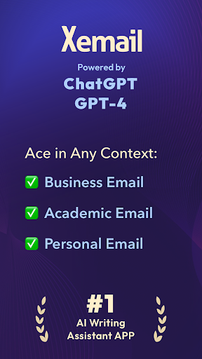 AI Email, Reply Writer: Xemail ekran görüntüsü