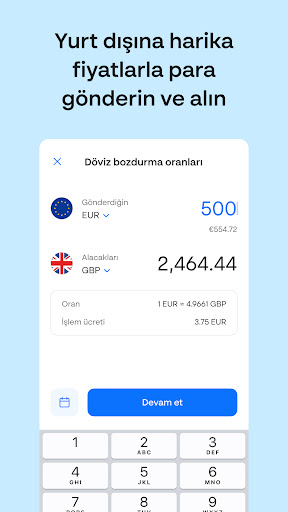 Monese - Mobil Para Hesabı ekran görüntüsü