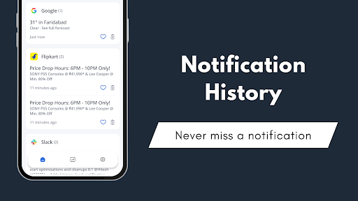 Notification History App ekran görüntüsü