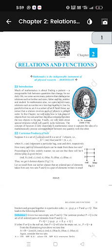 Class 11 Maths NCERT Solutions ekran görüntüsü