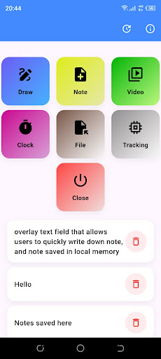 Floating Tools: Overlay Tools ekran görüntüsü