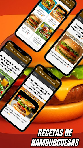 Recetas de Hamburguesas ekran görüntüsü