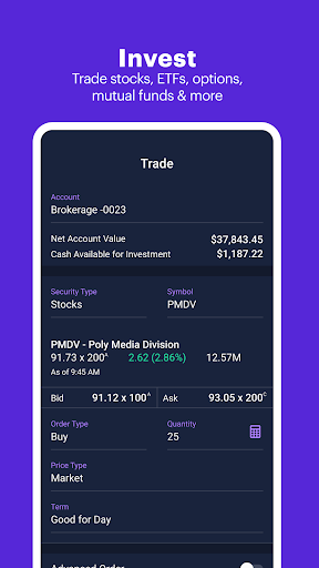 E*TRADE: Invest. Trade. Save. ekran görüntüsü
