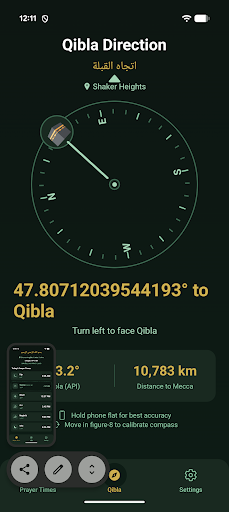 Athan - Prayer Times & Qibla ekran görüntüsü