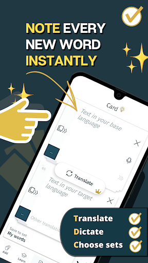 Flashcards. Kelimeleri öğrenin ekran görüntüsü