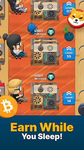 Crypto Miner 2: Bitcoin Games ekran görüntüsü