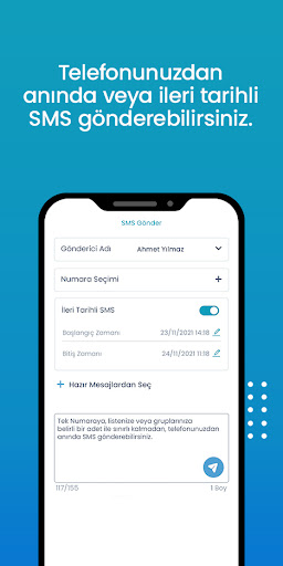 Netgsm SMS ekran görüntüsü