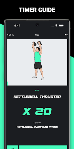 Kettlebell Training App ekran görüntüsü