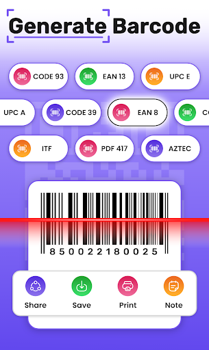 QR Code Generator & Scanner ekran görüntüsü
