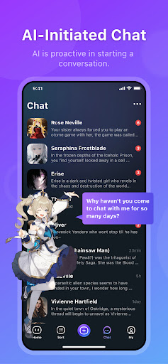 HiWaifu: AI Friend & Waifu Hub ekran görüntüsü