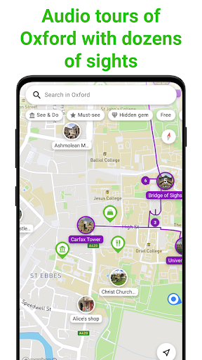 Oxford Tour Guide:SmartGuide ekran görüntüsü
