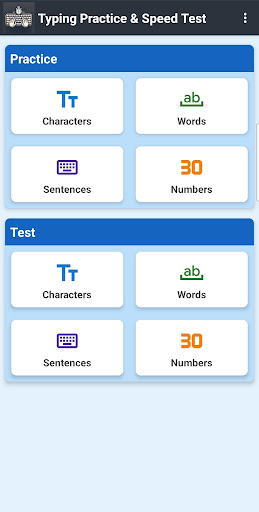 Typing Practice & Speed Test ekran görüntüsü