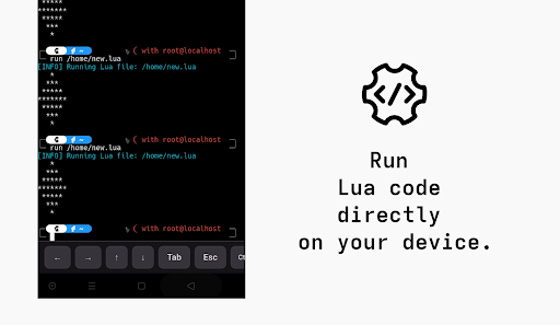 Lua ide & interpreter offline ekran görüntüsü