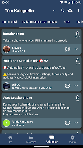 MacroDroid - Otomasyon ekran görüntüsü