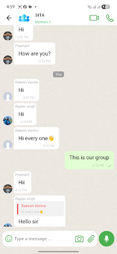 ACIL Beam Chat ekran görüntüsü