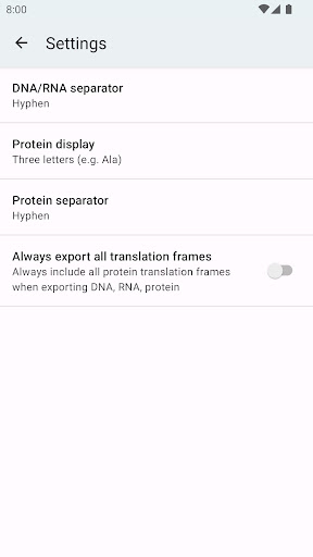 DNA-RNA-Protein Transcriber ekran görüntüsü