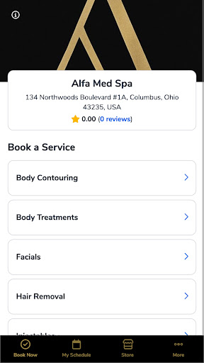 Alfa Med Spa ekran görüntüsü