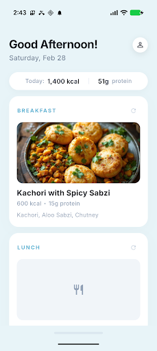 Plato - Daily Meal Planner ekran görüntüsü
