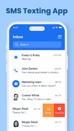 AI Messages Texting App, SMS ekran görüntüsü