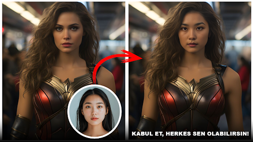AI Yüz Değiştirme:Foto Editör ekran görüntüsü
