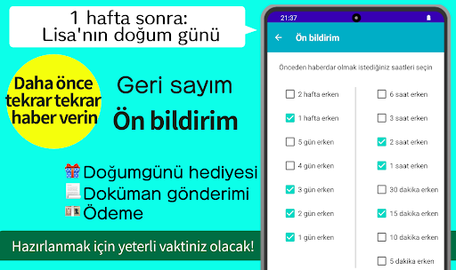Konuşan Hatırlatıcı Alarm FLEX ekran görüntüsü