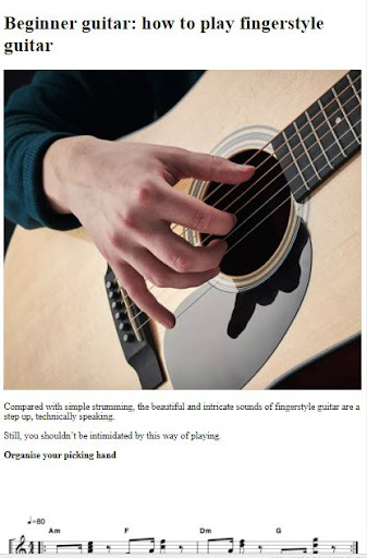 How to Play Fingerstyle Guitar ekran görüntüsü