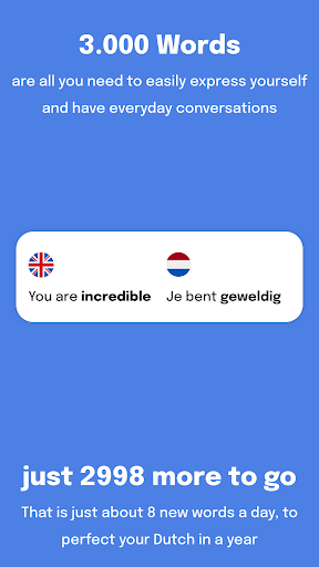 3000 Most Common Dutch Words ekran görüntüsü