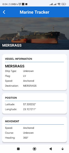Marine and Vessel Tracker ekran görüntüsü