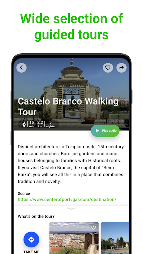 Castelo Branco SmartGuide ekran görüntüsü