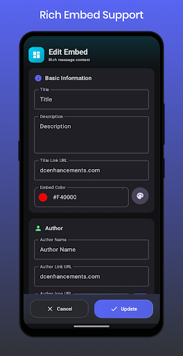 DC Webhook - for Discord ekran görüntüsü