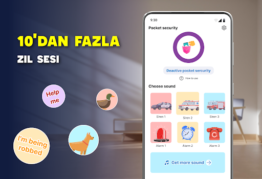 Hırsızlığa Karşı Telefon Alarm ekran görüntüsü