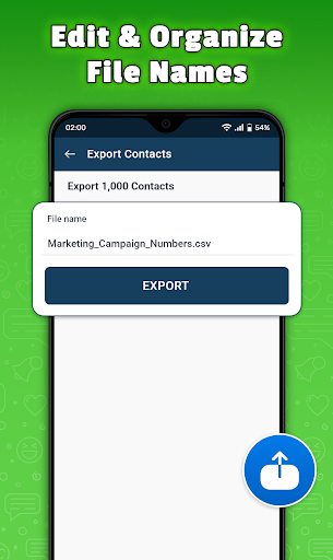 Export Contacts: Contact Mover ekran görüntüsü