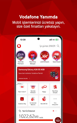 Vodafone Yanımda ekran görüntüsü