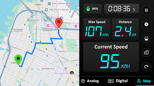 Hız göstergesi - Odometer ekran görüntüsü